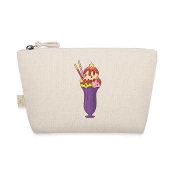 Ice cream ice cream ice cream ice cream ball ice cream sundae - Organic Pouch - nature - Front