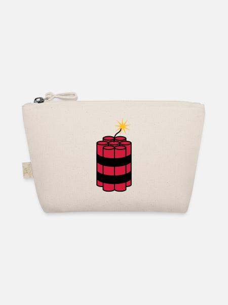 lit tnt dynamite explode explosion spre - Organic Pouch - nature - Front