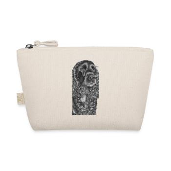 cockerSpaniel black - M - Organic Pouch - nature - Front