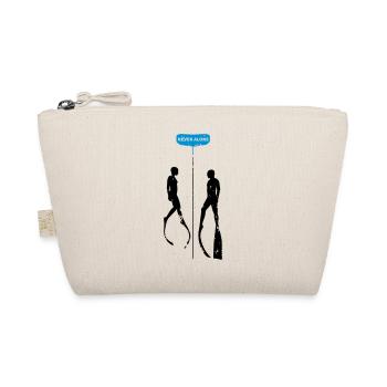 Never Alone Bifins - Bio-Täschchen - Natur - Vorne