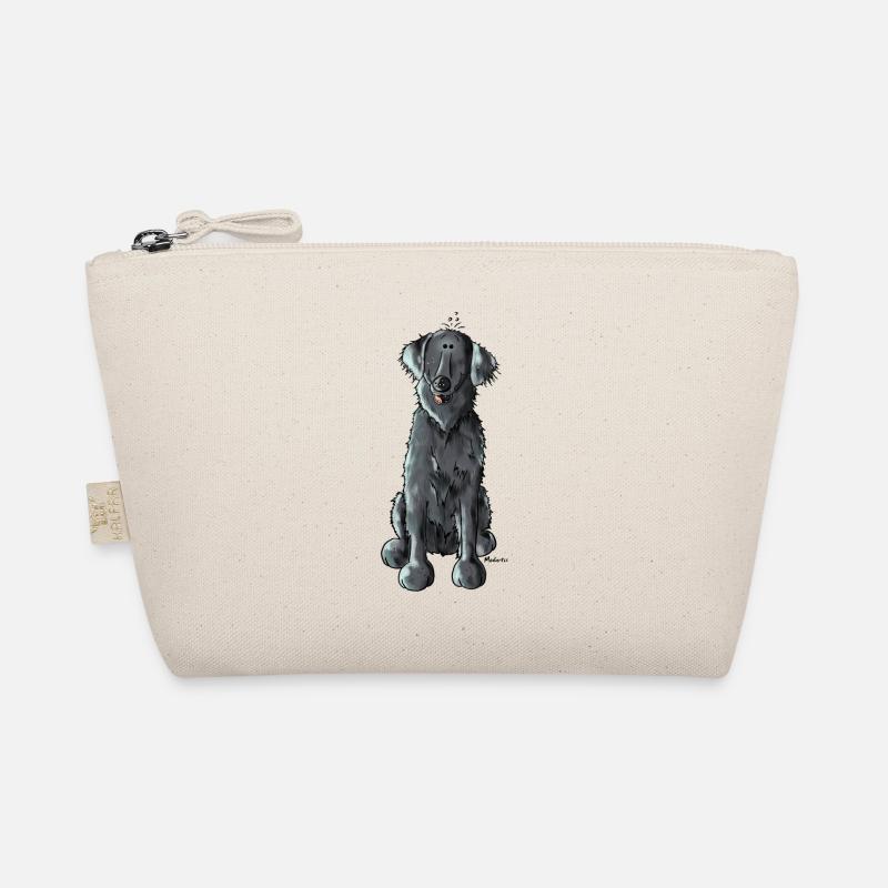 Happy Flat Coated Retriever Organic Pouch