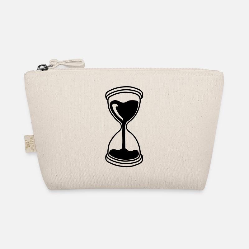 seconds glass hourglass time runs off indicator fall Organic Pouch
