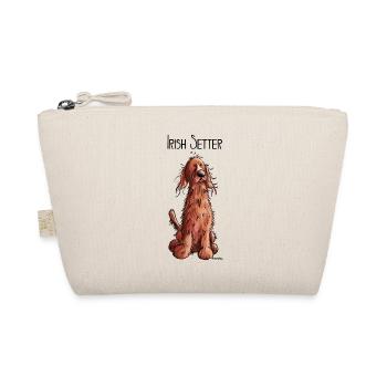 Happy Irish Red Setter - Comic - Dog - Dogs - Pet - Organic Pouch - nature - Front