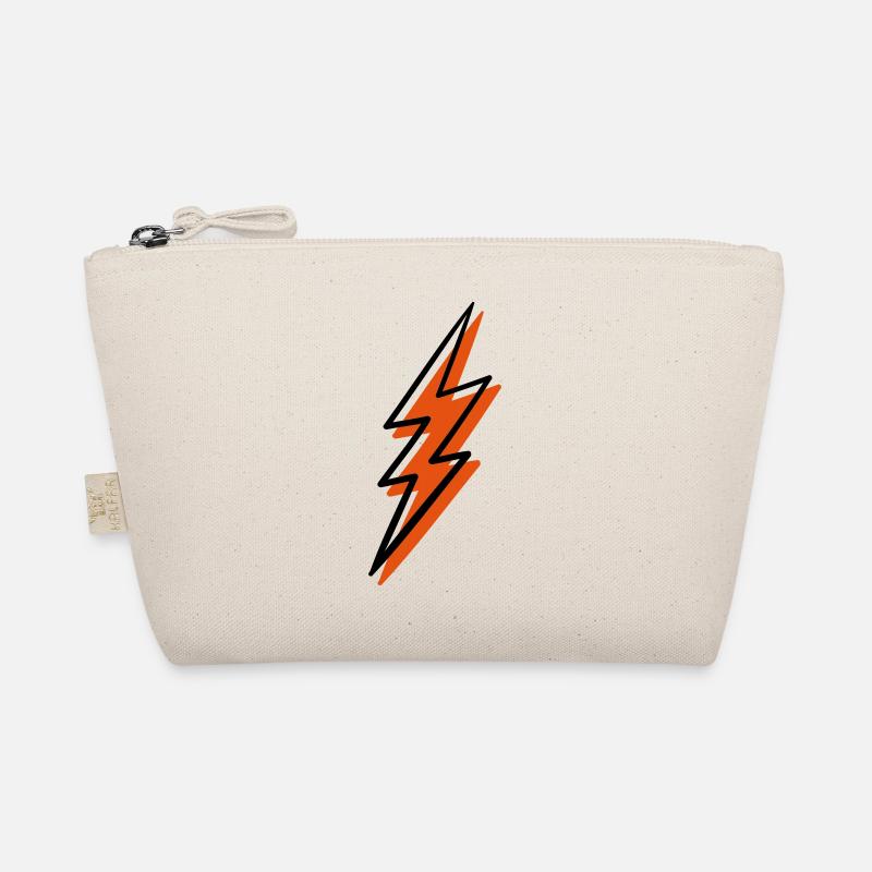 Spiral Fire Lightning - Organic Pouch - nature