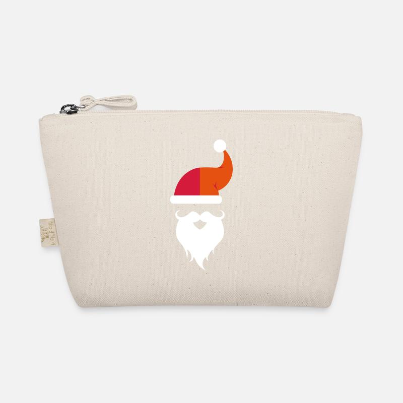 Weihnachtsmann - Bio-Täschchen - Natur