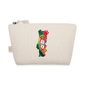 Portugal flag on the Portugal map - Organic Pouch - nature - Front