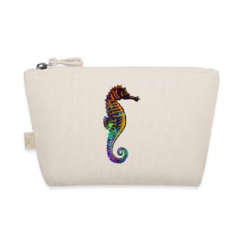 Fluorescent Seahorse by the Manzanita's - Organic Pouch - nature - Front