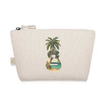 Gitarrengeschenk Gitarrist Musiker Palm trees - Bio-Täschchen - Natur - Vorne