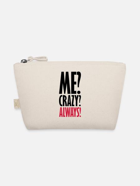 Me Crazy Always - Bio-Täschchen - Natur - Vorne