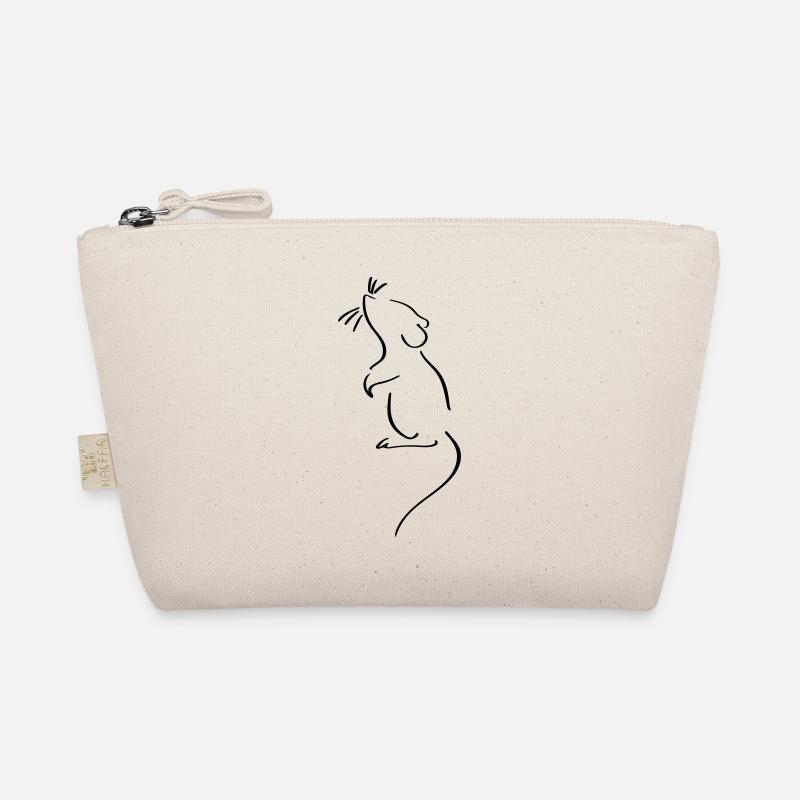 Mouse Line Art - Minimaliste Trousse biologique