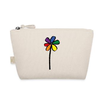 Pride Flower - Blume LGBT - Bio-Täschchen - Natur - Vorne