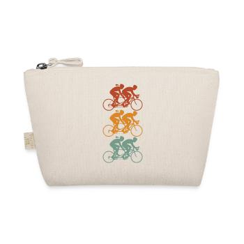 bike bike bike bikes bike tandem bike bike - Organic Pouch - nature - Front