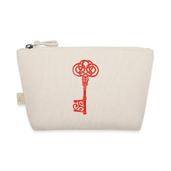 Clé celtique rouge - Trousse biologique - nature - Devant
