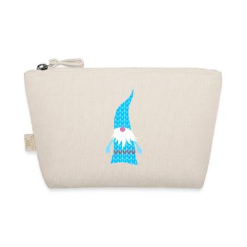 Secret Santa Knitting Pattern Christmas Winter Skandi - Organic Pouch - nature - Front