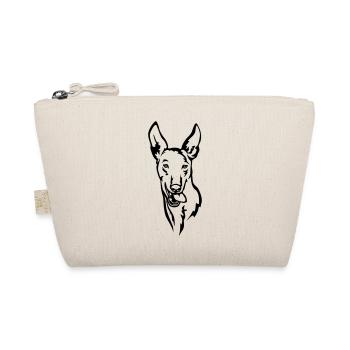 Tête Podenco - Trousse biologique - nature - Devant