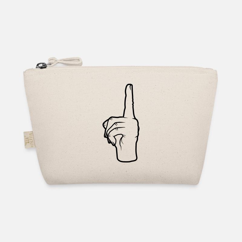 Hand gesture upwards Organic Pouch
