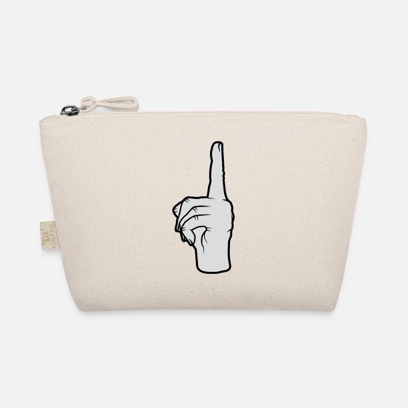 Finger points up Organic Pouch