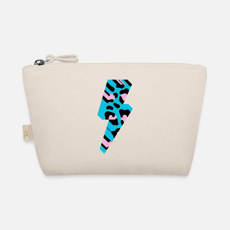 Leopard Lightning 3D Organic Pouch