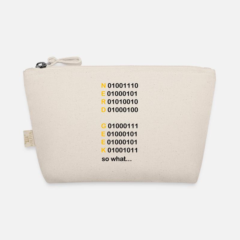 nerd geek so what Organic Pouch