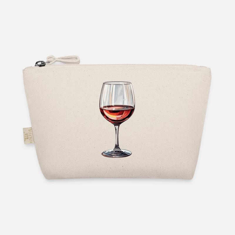 Weinglas Rotwein Bio-Täschchen