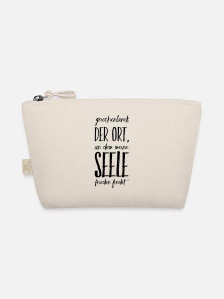 Lustiger Griechischer Spruch Griechenland Geschenk - Bio-Täschchen - Natur - Vorne