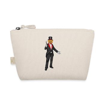 Jack O'Lantern Halloween Wizard - Organic Pouch - nature - Front
