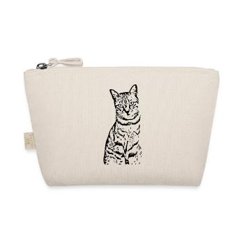 Katze Kätzchen Tigerkatze Katzenshirt Geschenk - Bio-Täschchen - Natur - Vorne