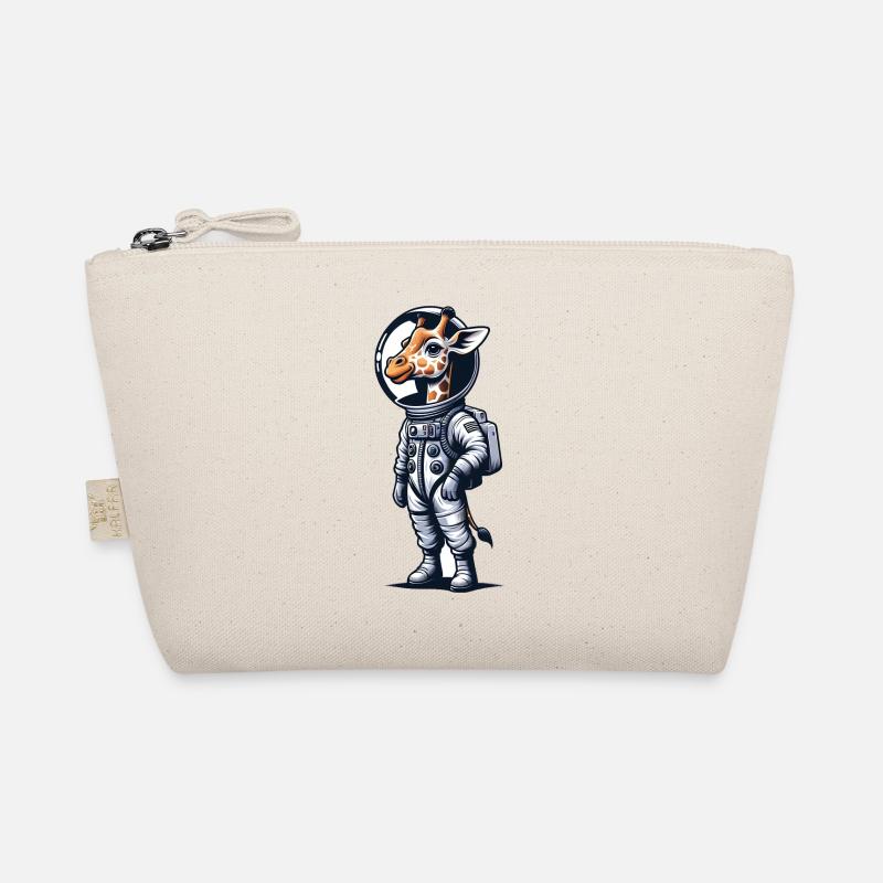 Cute Giraffe Astronaut Bio-Täschchen