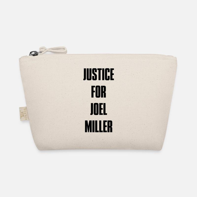 Justice For Joel Miller - Black Text Organic Pouch