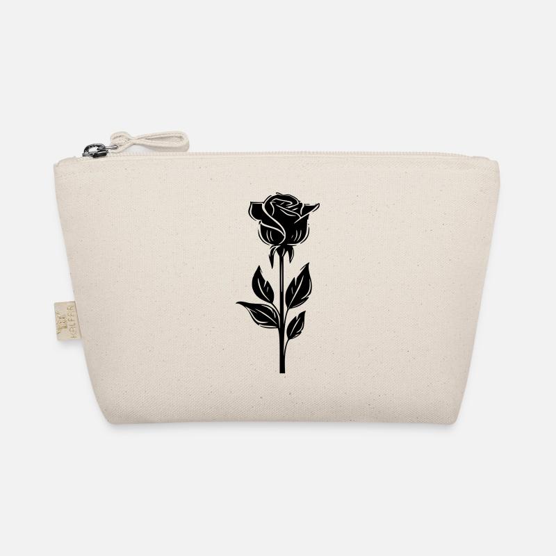 minimaliste une rose colorée Trousse biologique