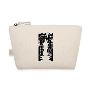 Chess King Typography Font Design Icon Logo - Organic Pouch - nature - Front