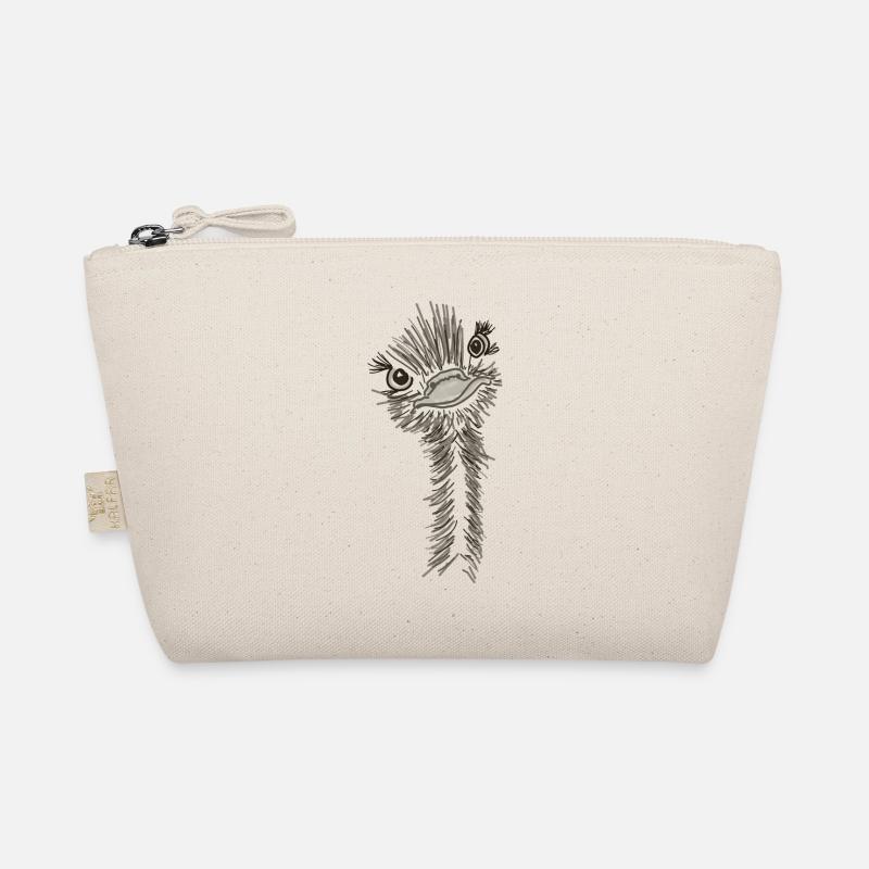 Strauss wildes Tier Bio-Täschchen