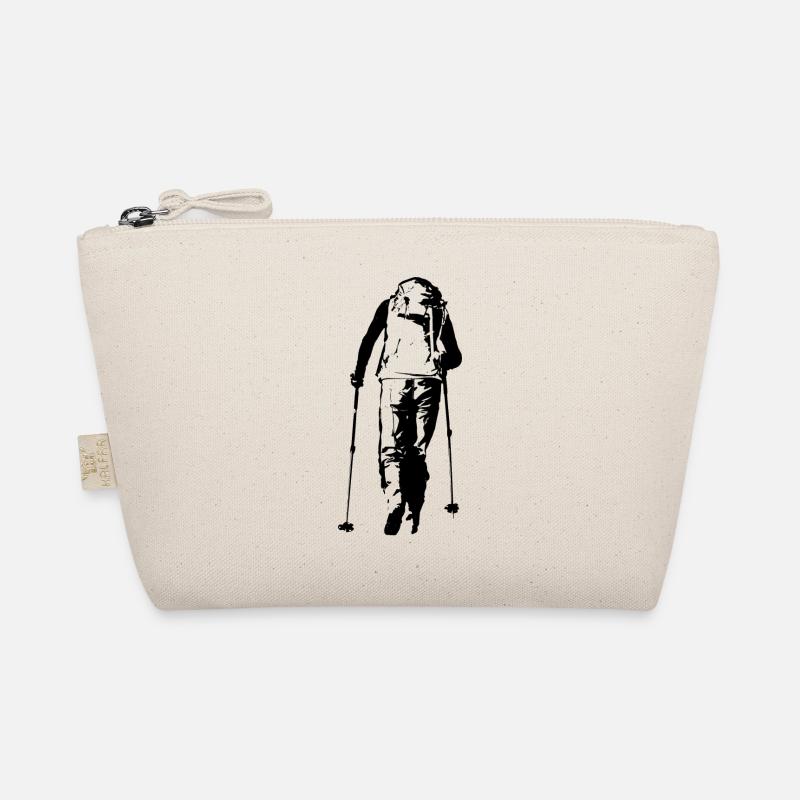 Wanderer Silhouette Bio-Täschchen