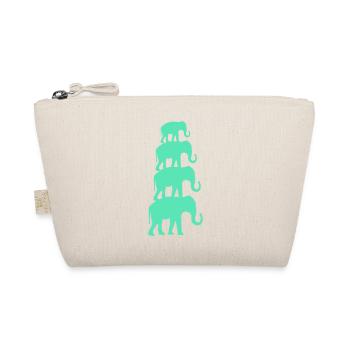 Elephants 01 - Organic Pouch - nature - Front
