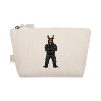 Doberman Dog Comic - Organic Pouch - nature - Front
