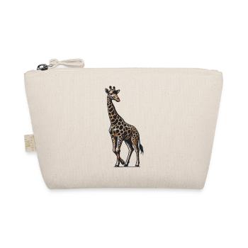 Giraffe - Organic Pouch - nature - Front