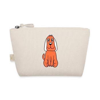 chien assis mignon petit chiot heureux animal de compagnie - Trousse biologique - nature - Devant