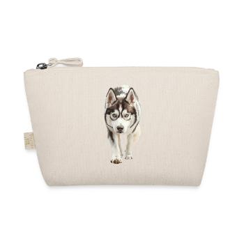 Sibirischer Husky - Bio-Täschchen - Natur - Vorne
