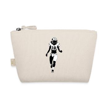 Fille de football américain - Autocollant de sport - Trousse biologique - nature - Devant