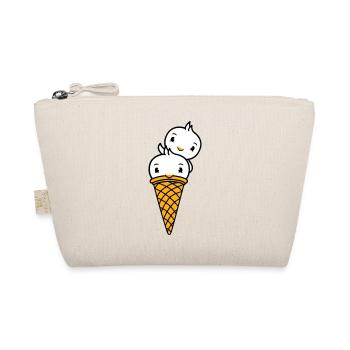 Oiseaux Cream Waffle Cream Scoops Cream Cornet - Trousse biologique - nature - Devant