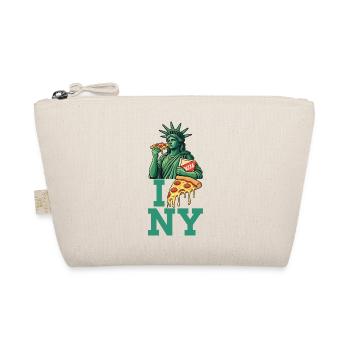 J’adore la pizza de New York : Déclaration drôle d’amoureuse de la nourriture - Trousse biologique - nature - Devant