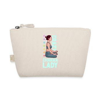 Verrückte Chakra-Lady - Bio-Täschchen - Natur - Vorne