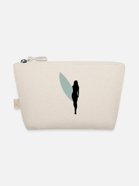 surfgirlshape1 - Bio-Täschchen - Natur