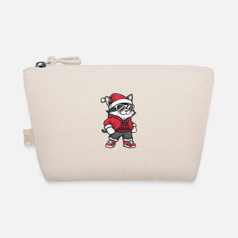 Chat Noël Bande dessinée Cool Trousse biologique