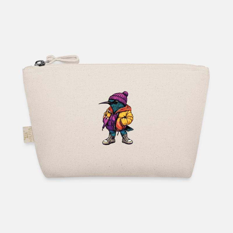 Hummingbird Bird Funny Winter Organic Pouch