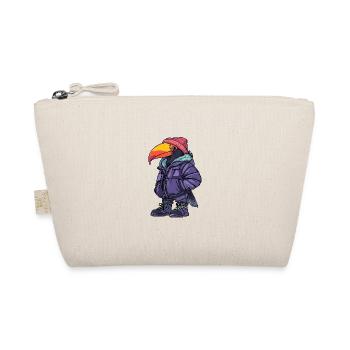 Toucan Bird Funny Winter - Organic Pouch - nature - Front