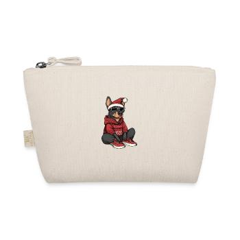Doberman Chien Noël Noël - Trousse biologique - nature - Devant