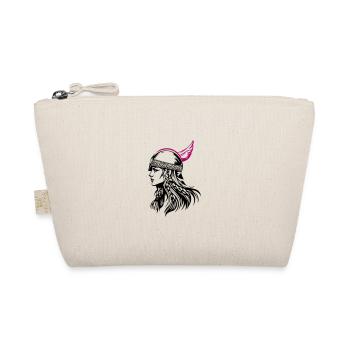 Viking Warrior Valkyrie - Organic Pouch - nature - Front