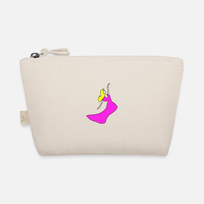 Princess / Dancer - Customizable Motif Colors - Organic Pouch - nature