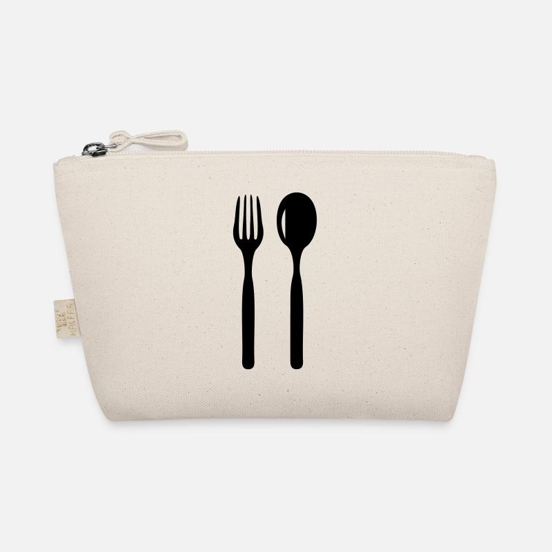 cutlery spoon fork icon Organic Pouch